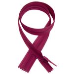 Молния потайная (скрытая) SBS Т3 (3 мм) 1 зам., н/раз., 20 см, S-031, бежевый молочный, уп. 50 шт