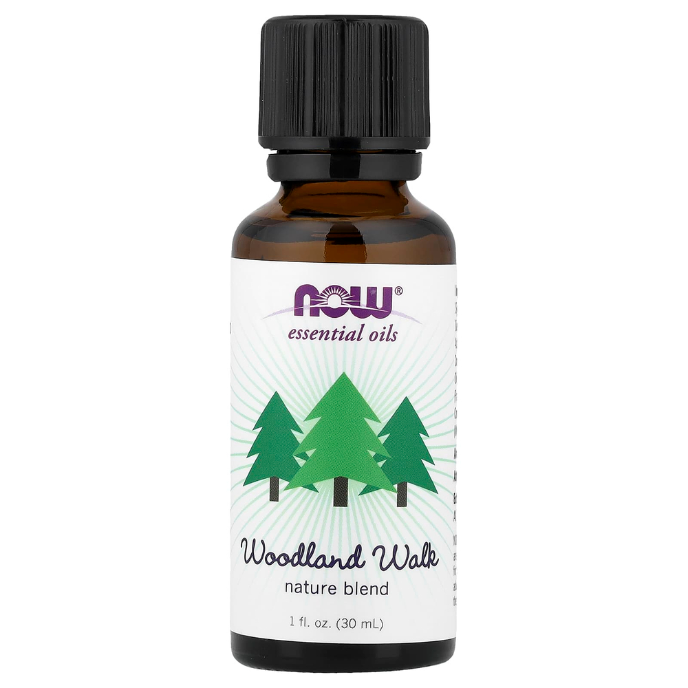 NOW Foods, Essential Oils, смесь Woodland Walk Nature, 30 мл (1 жидк. унц.)