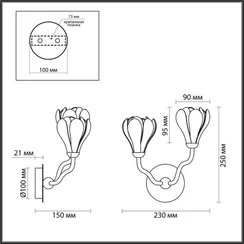 Бра Gardi 5090/2W Odeon Light