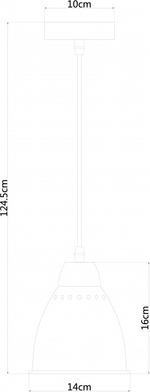 Подвесной светильник Arte Lamp BRACCIO A2054SP-1BK
