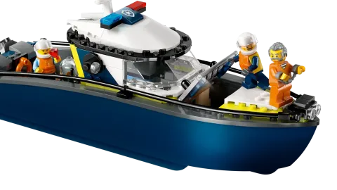 Конструктор LEGO City 60456 Погоня за полицейским катером