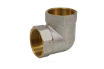 Угольник латунь никель Ду 32 (1 1/4") ВР/ВР 9001 ГОСТ 32585-2013 Aquasfera 9001-04