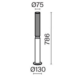 Ландшафтный светильник Outdoor O593FL-L12BR3K