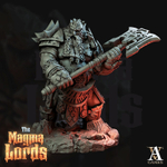 Grand Alliance Order  Dwarfs Дварф воитель с секирой миниатюра для dnd, днд, pathfinder, фентези, Настольная игра, НРИ, Варгейм, РПГ