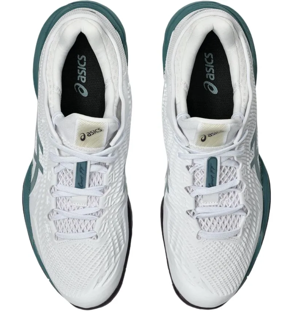 Мужские теннисные кроссовки Asics Court FF 3 - white/foggy teal