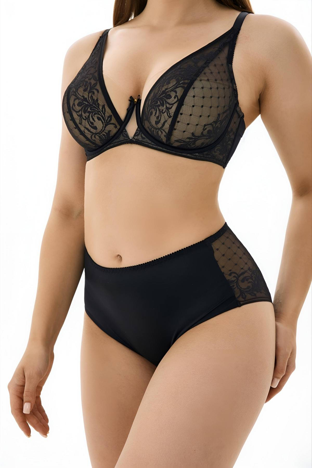 Трусы слипы с высокой линией талии ZE:BRA_774560