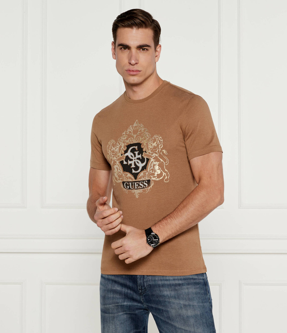 Футболка GUESS - коричневый(M4BI49 KCHA1)