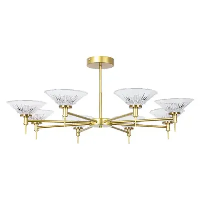 Люстра на штанге Arte Lamp ALESSIA A2076PL-8GO, 1хLED