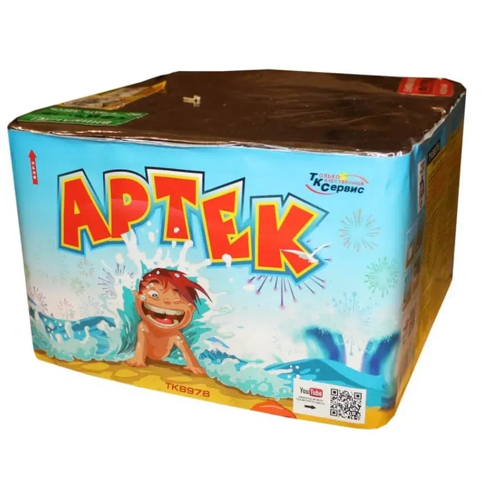 Батарея салютов Артек (TKB978) от Тк Сервис, 78 залпов, 20–25 мм