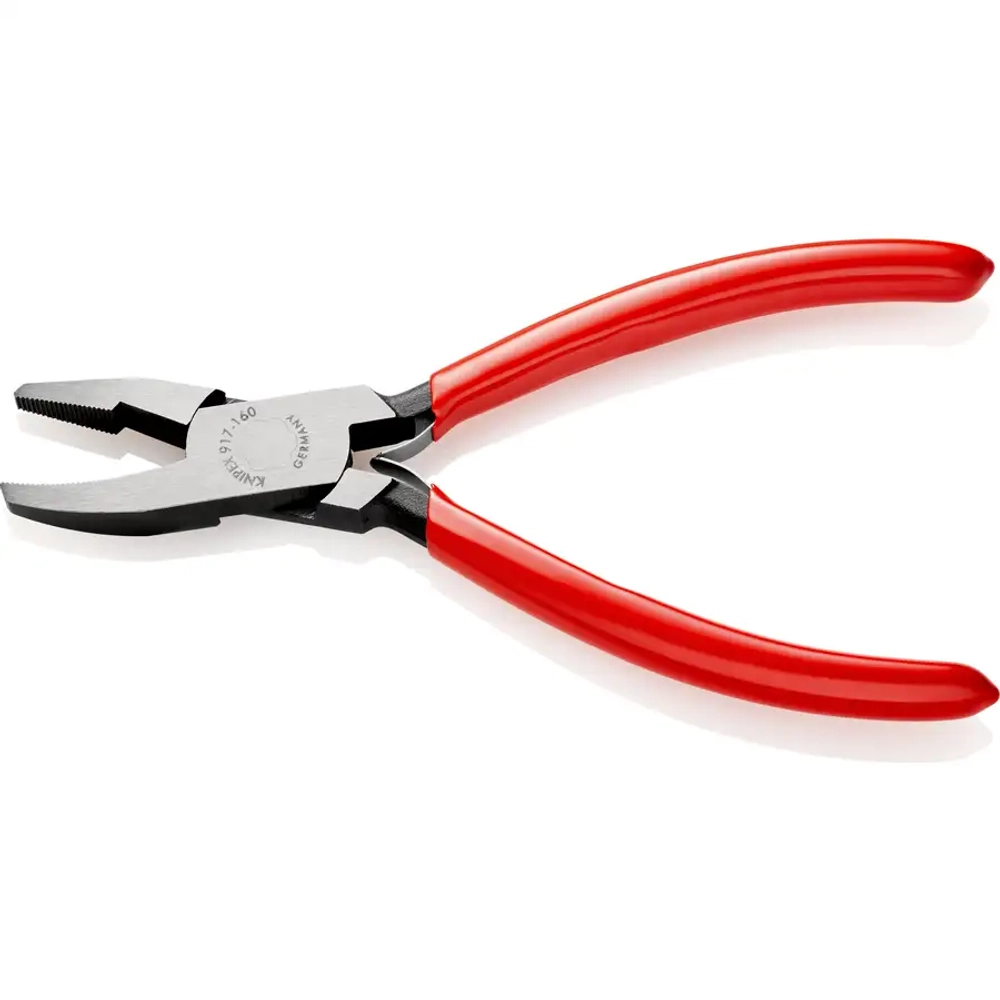 Плоскогубцы для отламывания стеклянных полосок черненые 160 мм Knipex 91 71 160