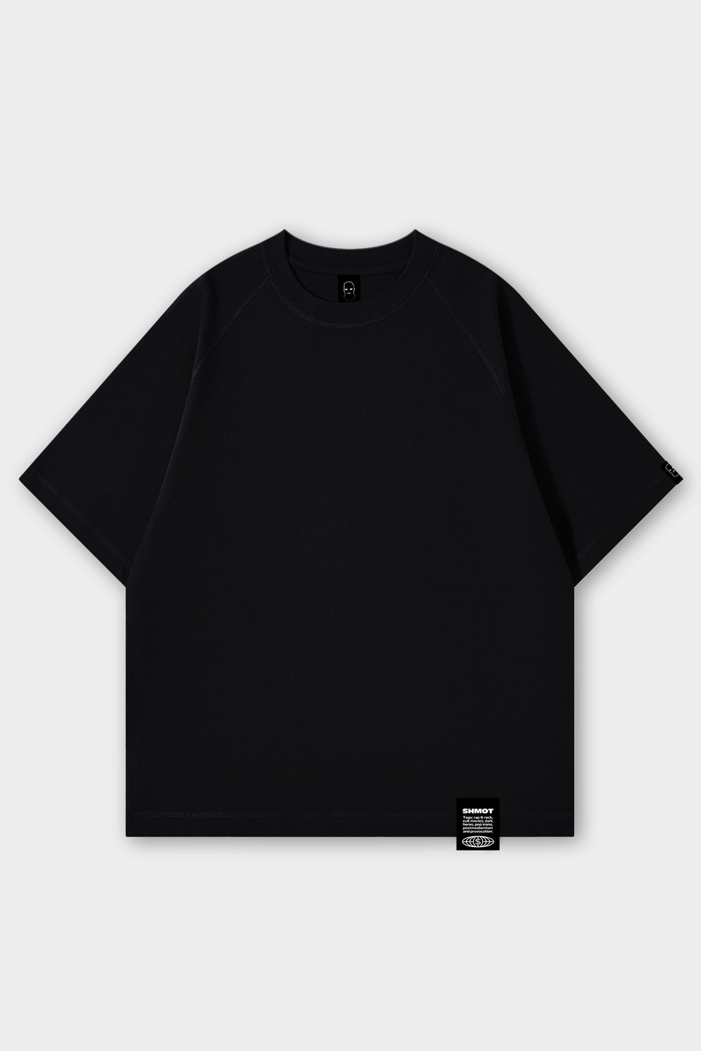 Футболка SHMOT "REGLAN DELUX MONO" Черный