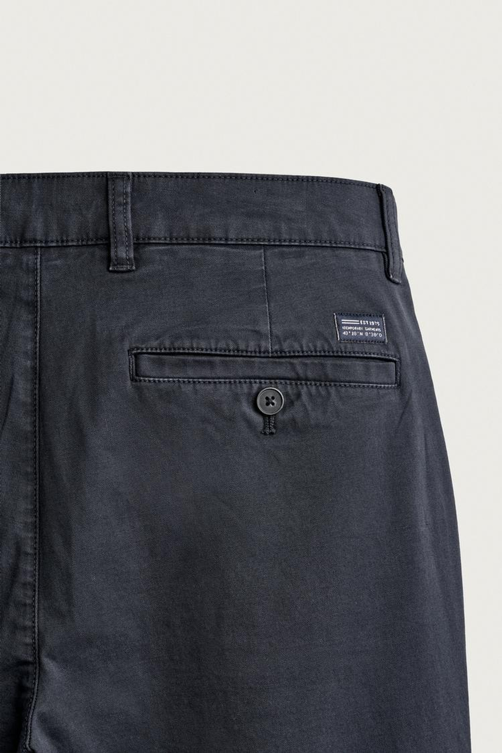 ZARA БРЮКИ ЧИНОС SLIM FIT, МОРСКОЙ СИНИЙ