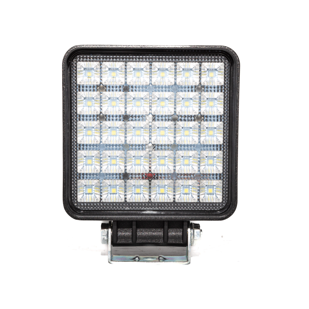 AE90S-30LED-65PC Фара светодиодная дополнительная, квадратная 110*65*140, рассеянный свет, 30 диодов, крепление по центру, 90 Вт, 10-30 В