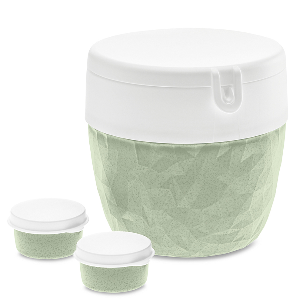Ланч-бокс Koziol Club Bento Organic зеленый
