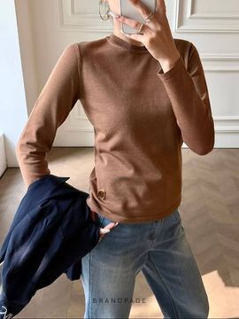 Джемпер коричневый от Saint Laurent BP5-354250