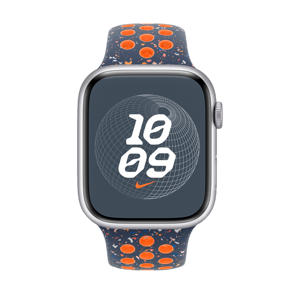 Умные часы Apple Watch Series 9 GPS, 41mm, Aluminium Case with Blue Flame Nike Sport Band (MUUT3) S/M, Pink (Розовый) (MR9N3)