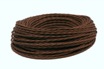 Ретро провод витой Шоколад Interior Wire Twist ПРВ-ШКД / 3х4
