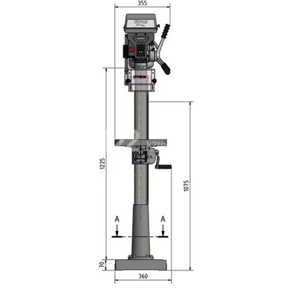 Вертикально-сверлильный станок Optimum OPTIdrill D 26Pro