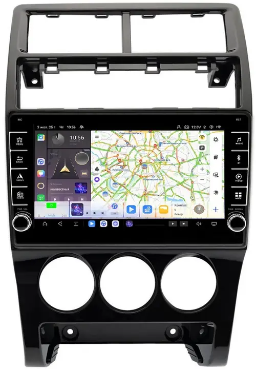 Магнитола для Lada Priora 2013-2018 - Kuberg SF-9066-3 (кнопки и крутилки) Android 13, Быстрая, CarPlay, 4G SIM-слот