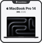 Apple MacBook Pro 14" (M6, 2026), 16GB/1TB