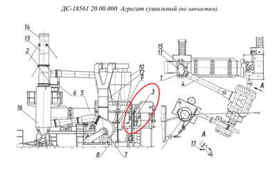 ДС-18561 25.00.000 Установка газовой горелки