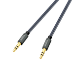 Аудиокабель AUX 3,5mm Hoco 1m UPA03 черный