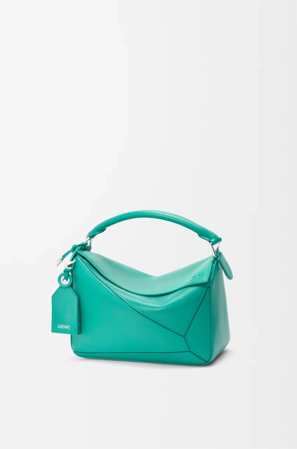 Loewe Маленькая сумка натуральной кожи, аквамариновый
