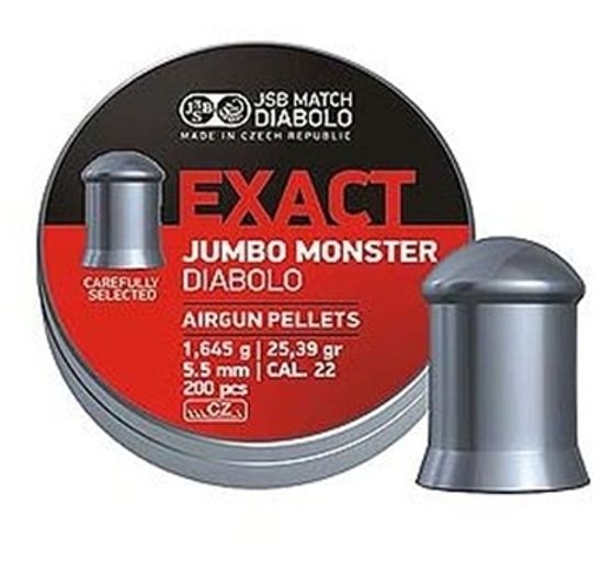 Пули JSB EXACT JUMBO Monster DIABOLO 1,645 г 5,5 мм 200 шт