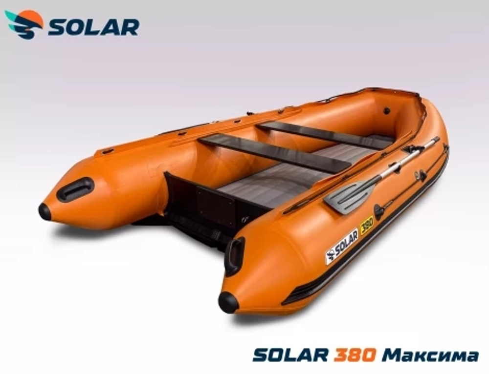 Лодка надувная моторная solar-380 к (максима)