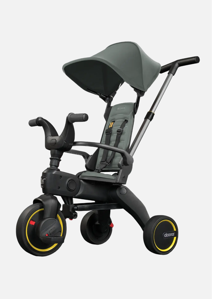 Doona Складной трехколесный велосипед Liki Trike S1, Slate Green (Forest Grey)
