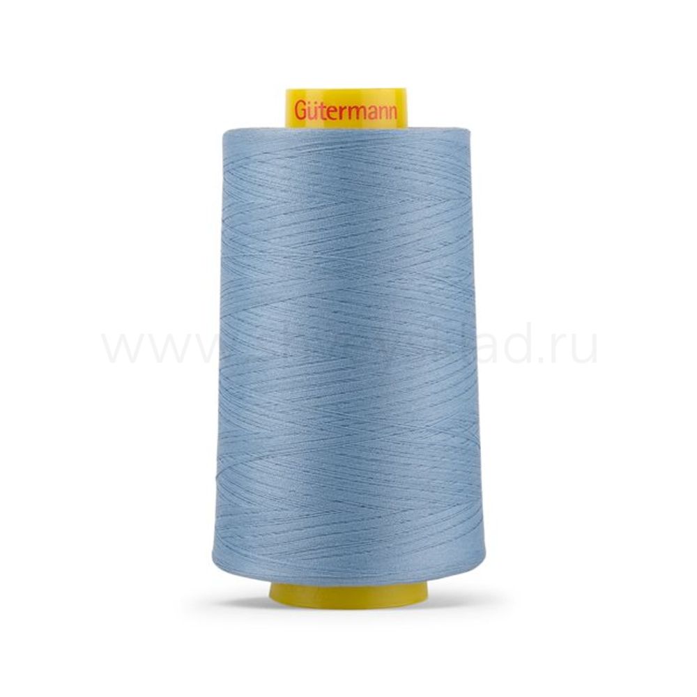 Нитка Gutermann Mara 120 (5000 метров), 1 боб., универсальная | 143 серо-голубой