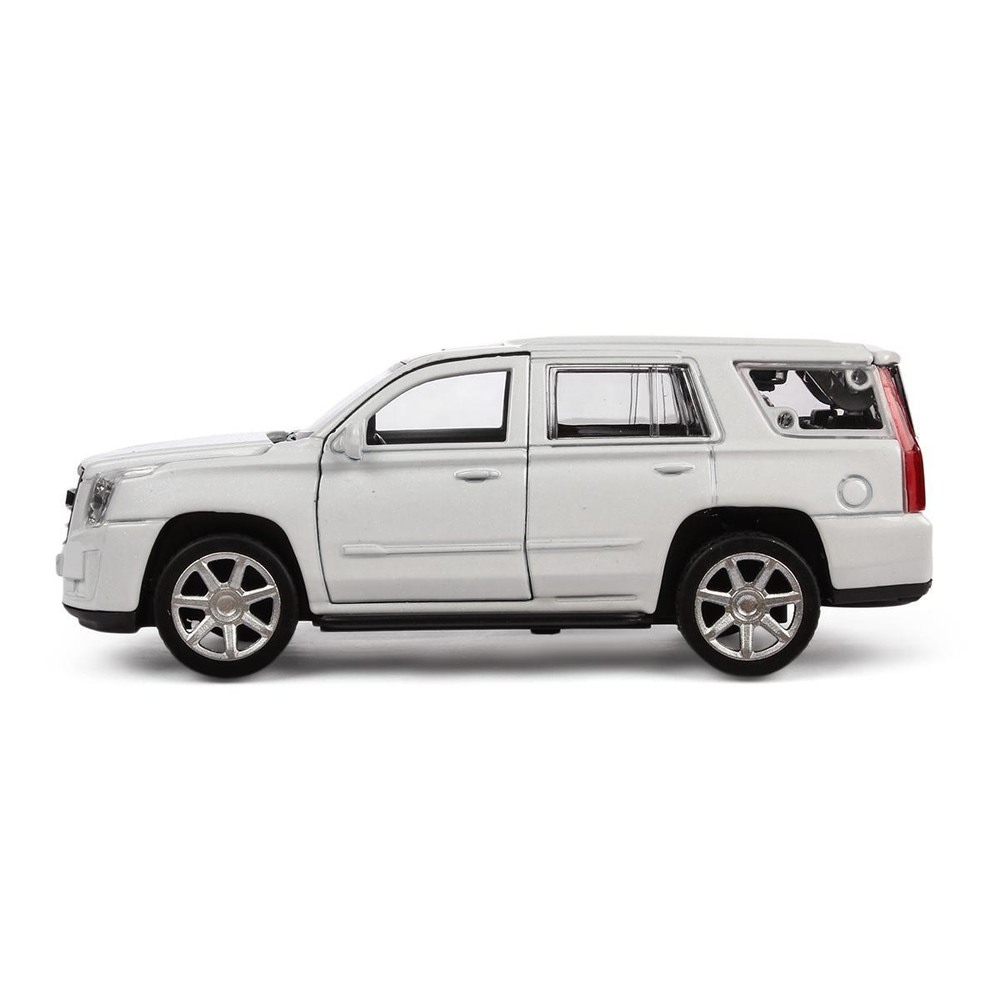 Модель ин. мет. "Cadillac Escalade" 12см, открыв. двери, белый в коробка ESCALADE-WT (Технопарк)
