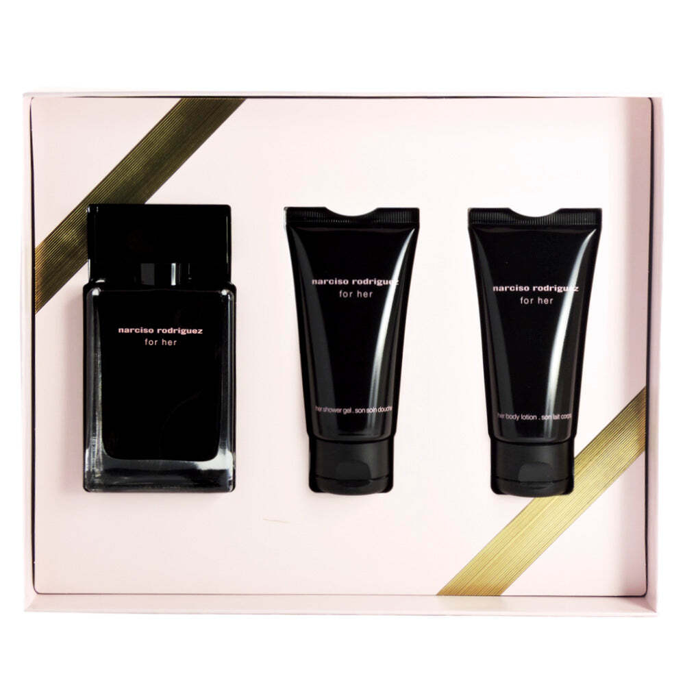 Narciso Rodriguez For Her EDT набор с молочком для тела и гелем для душа