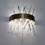 Citilux Ричард CL336313 LED Бра хрустальное с выключателем Бронза