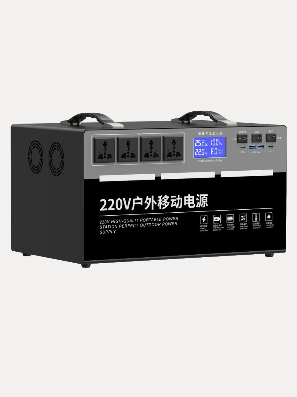 Электростанция портативная 220В 1920Wh1500W VANPA