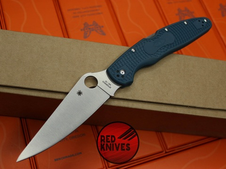 Нож Spyderco Police LTW - рукоять океанский синий A+++