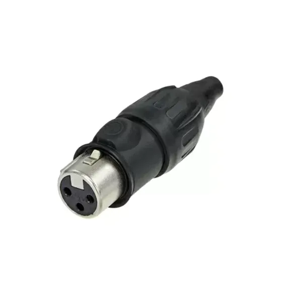 Neutrik NC3FX-TOP кабельный разъем XLR female, для наружного использования, золоченые контакты, IP65