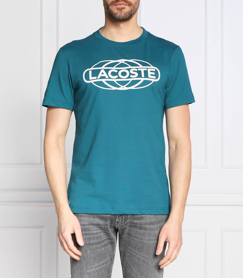 футболка Lacoste - бирюзовый(TH9281)