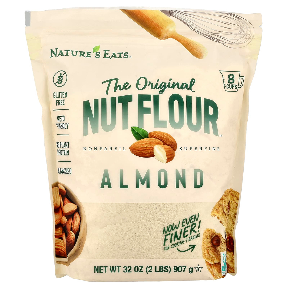 Nature's Eats, Nut Flour™, с миндальным вкусом, 907 г (32 унции)