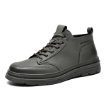 HLA Work Boots Men"s Mid top Black