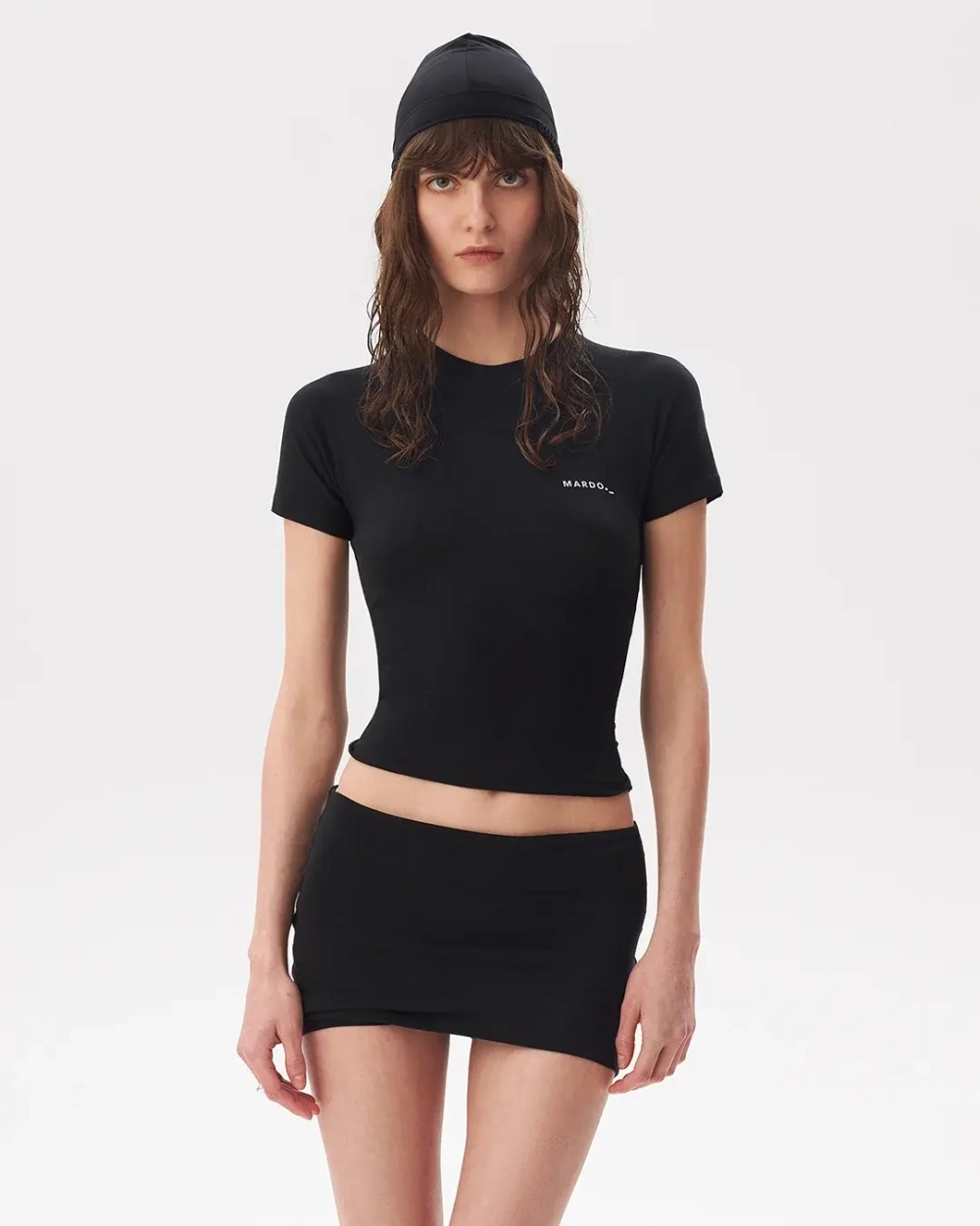 BLACK MESH HAT