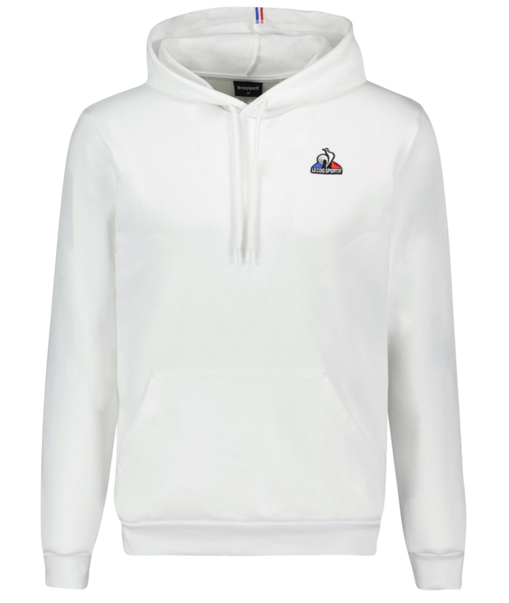Мужская теннисная толстовка Le Coq Sportif SAISON 1 Hoody N°1 SS23 — new optical white