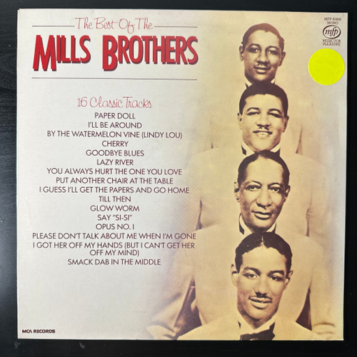 The Mills Brothers ‎– The Best Of The Mills Brothers (Англия 1982г.)