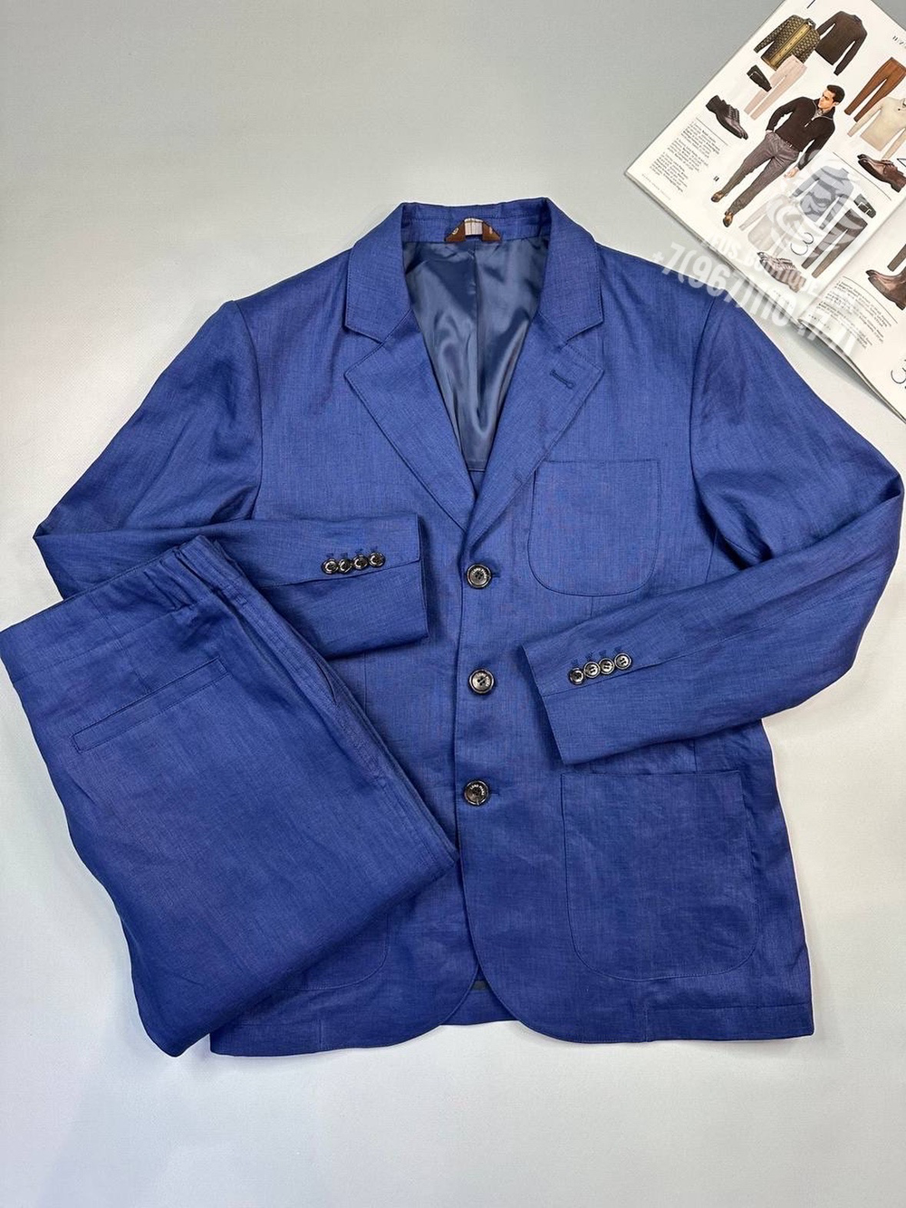 Льняной летний костюм Loro Piana