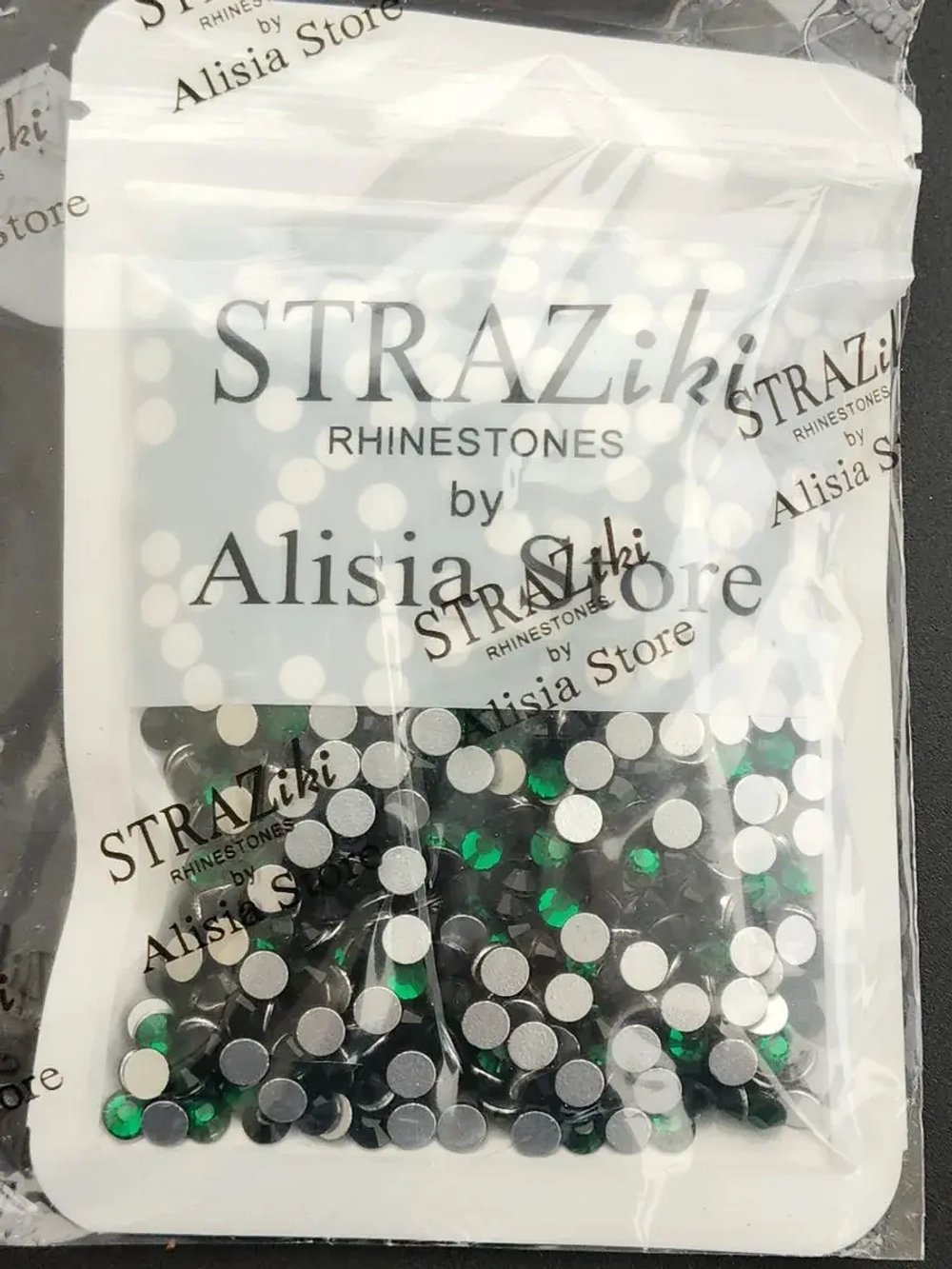 Стразы холодной фиксации стекло ss20 Emerald