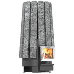 Дровяная банная печь Grill'D Cometa Vega 240 Short Stone Pro (Серпентинит)