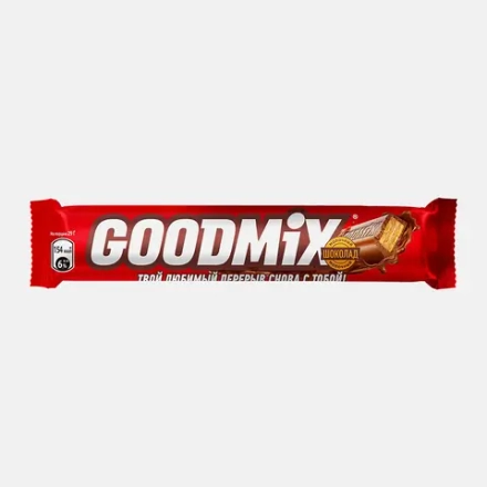 Шоколадный батончик с хрустящей вафлей Goodmix 29г
