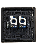 FORTE&PIANO Розетка компьютерная двойная RJ45 кат.6 FP134 черный IEK