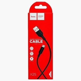 Кабель USB - MicroUSB Hoco X25 Черный