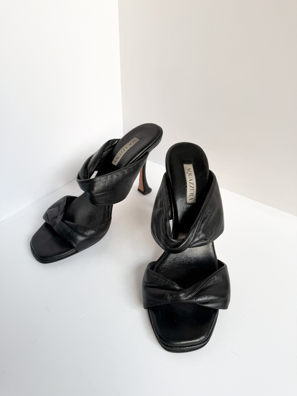 Кожаные мюли Aquazzura, 41